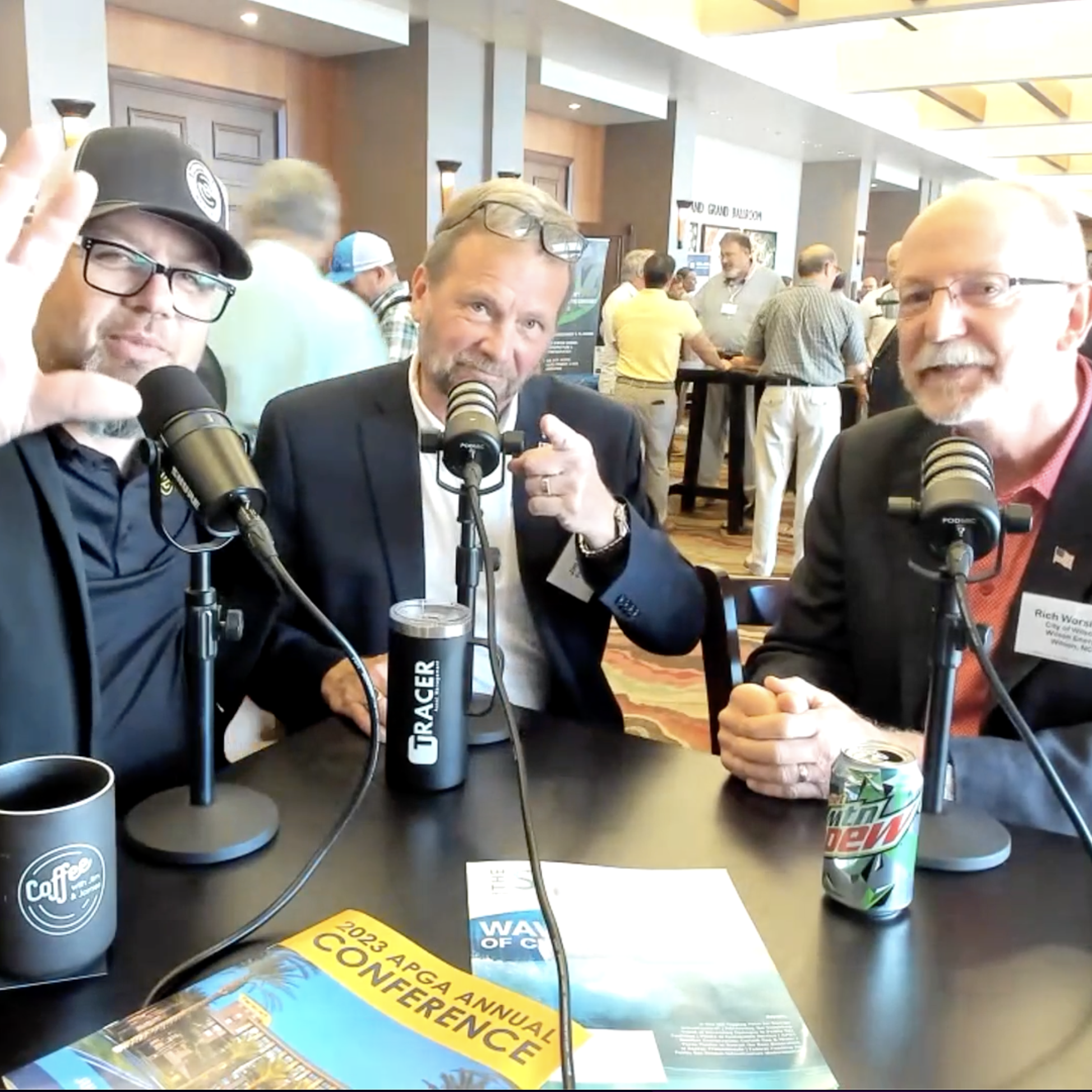 Coffee with Jim and James live at APGA 2023